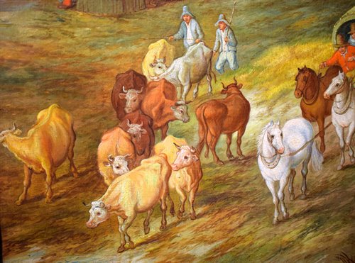 "Fairytale Landscapes with Figures in the Forest"